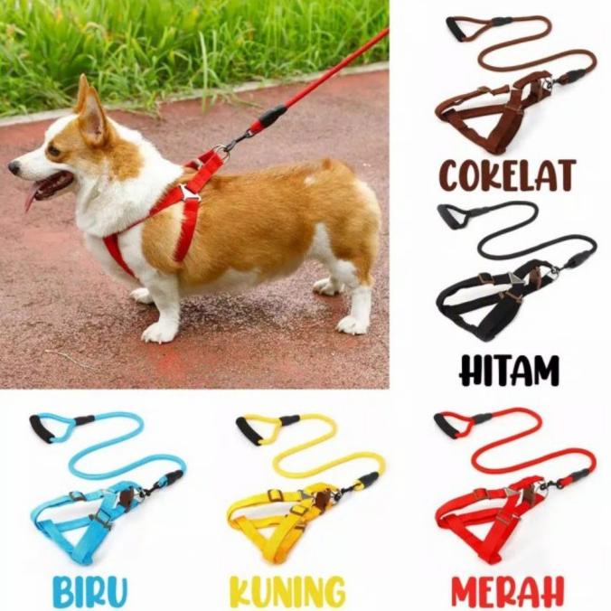 TERLARIS Pet Harness Dog And Cat Tali Dada Anjing dan Kucing Untuk Jalan Jalan Murah