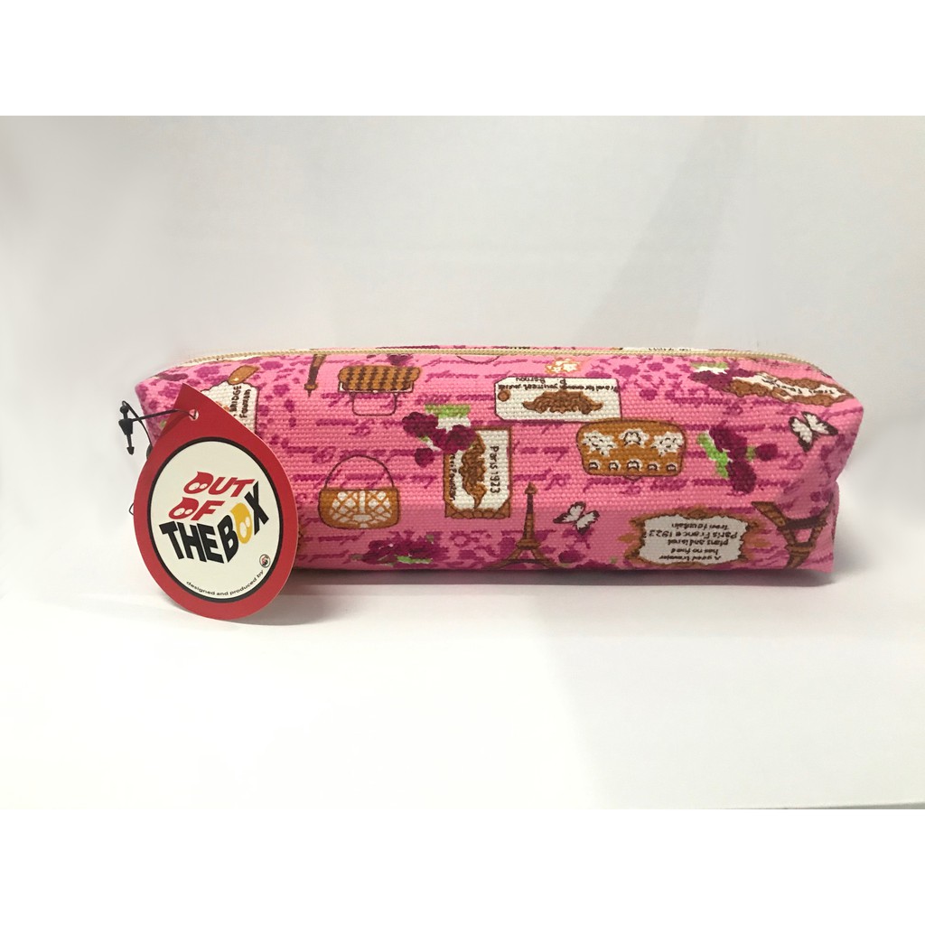

OTB Pencil Case Square Paris Pattern