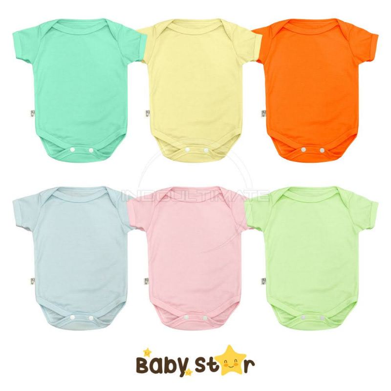 Jumper Bayi Unisex Baju Bayi Perempuan Baju Bayi Laki Laki Jumsuit Bayi Perempuan Jumsuit Bayi Laki Laki Jumper Baby Star