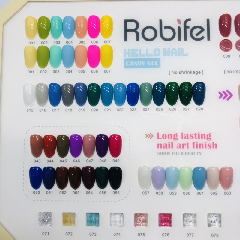 ROBIFEL SERIES 1SET 84 WARNA UV NAIL GEL POLISH 15ml