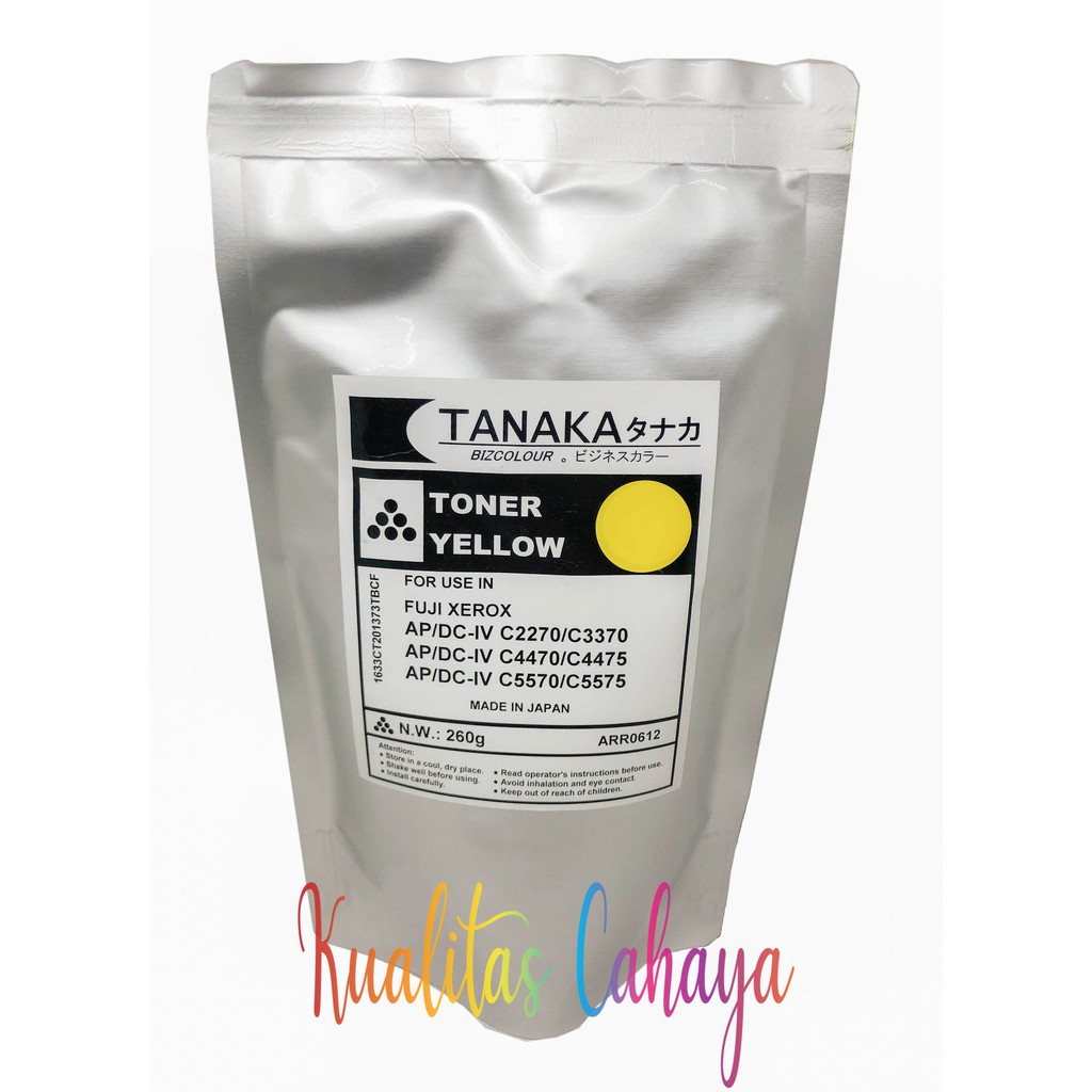 Toner Color Warna Yellow Kuning Mesin Fotokopi Xerox 3370 4475 TANAKA