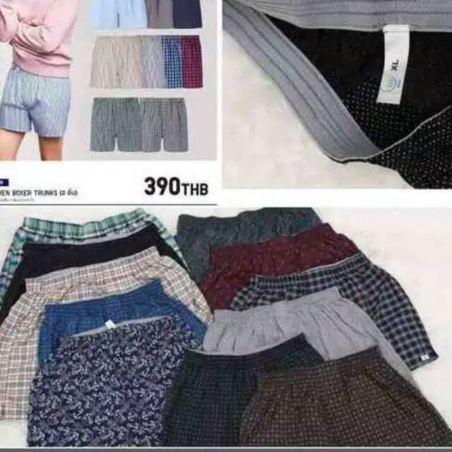 Boxer celana pendek bahan adem boxer murah sisa export