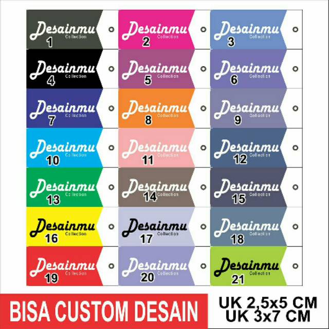

[Min 100 pcs] Hangtag Hang Tag Label Promosi Anda