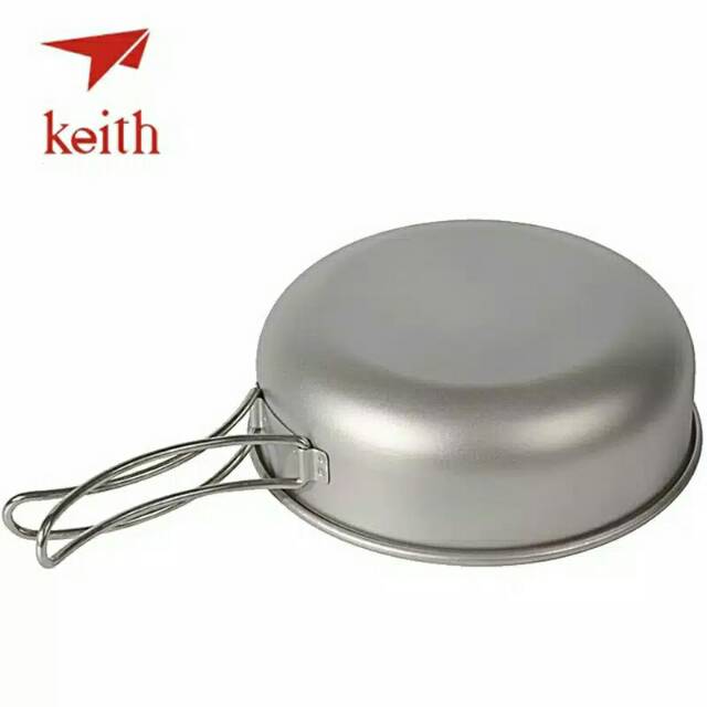 Keith titanium Ti5324 bowl 400ml mangkuk portable handle ultralight camping outdoor