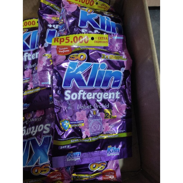 soklin softerjen/soklin bubuk/sabun cuci baju 245g