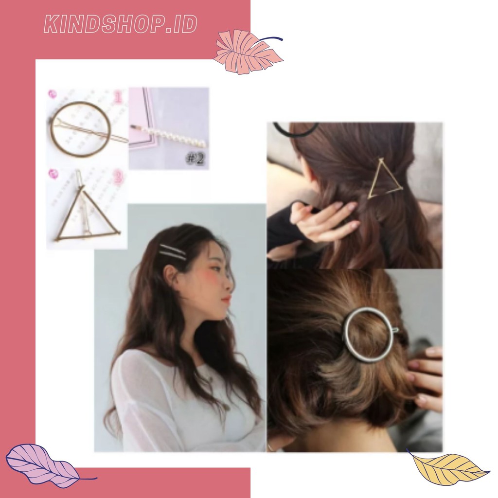 KINDSTORE❤ | B1 Jepit Rambut Bahan Alloy - Hairpin Trendy - JEPITAN KOREA