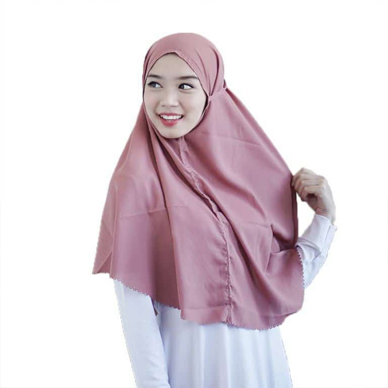 HIJAB JILBAB BERGO TALI NON PET LASERCUT WOLFIS / JILBAB INSTAN WOLFIS