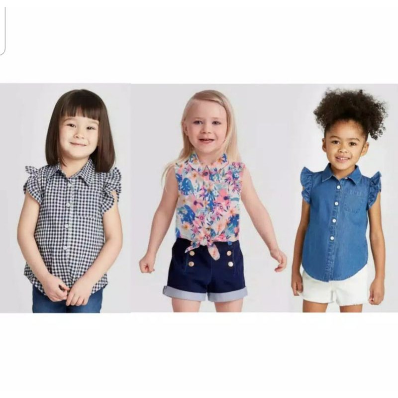 Kemeja Anak Perempuan / Kemeja Anak Cat & Jack