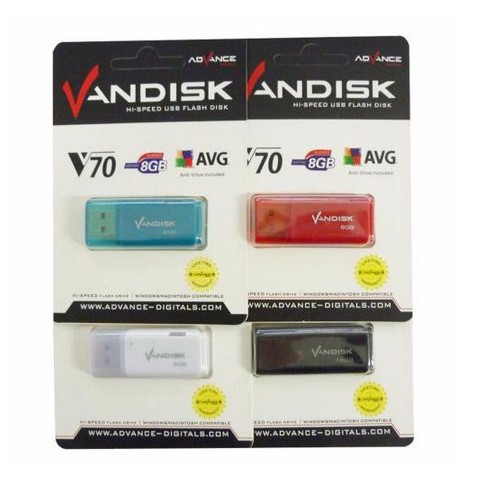 ITSTORE Flashdisk Vandisk 4GB / 8GB / 16GB / 32GB V70 ADVANCE USB Flash Disk ORI Flashdrive