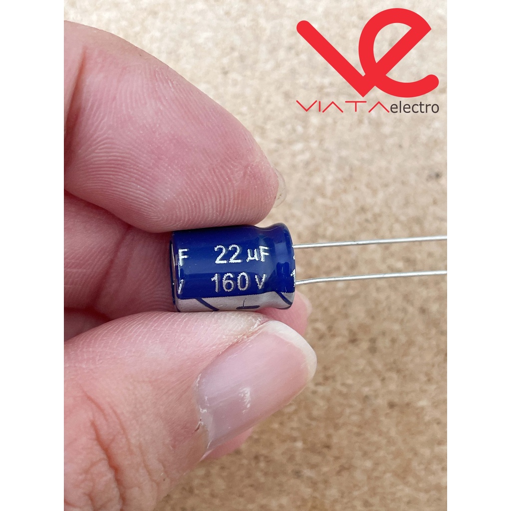 KAPASITOR ELCO 22UF 160V (1 BUAH) KAPASITOR CAPACITOR ELKO KAPASITOR 22 UF 160 V