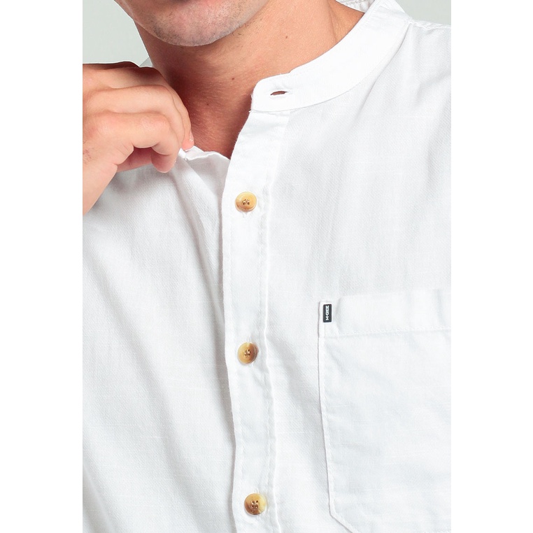 Baju Koko Pria Original MGEE Lengan Panjang Autus 049 White