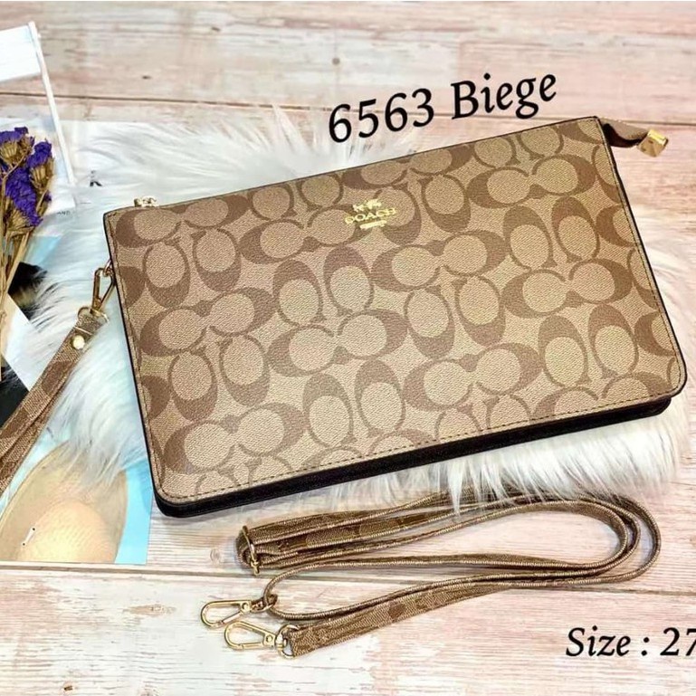 Clutch SELEMPANG coach 6563 3ruang SZ 27CM