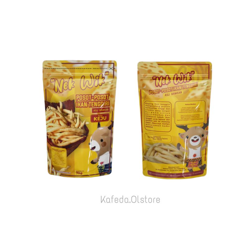 

Kerupuk Posot-Posot Nek Wik Rasa Keju/Cemilan enak dan gurih