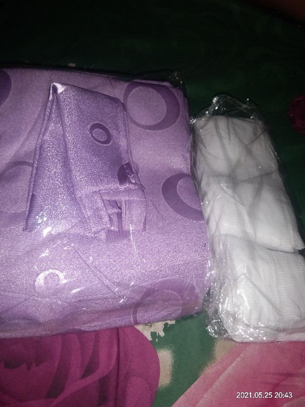 Tirai Jendela Rumah Putih Polos/vitrace/puring/daleman/kerai/gorden/rumah/jendela