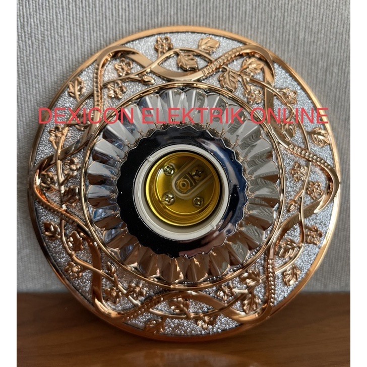 fitting lampu/DPS020SG/fitting lampu hias/fitting plafon hias/fitting lampu motif/lampu hias plafon