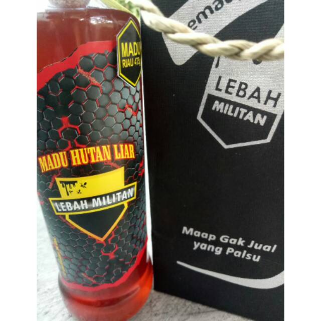 

Madu Lebah Militan Apis Dorsata (Hutan Liar) 475gram