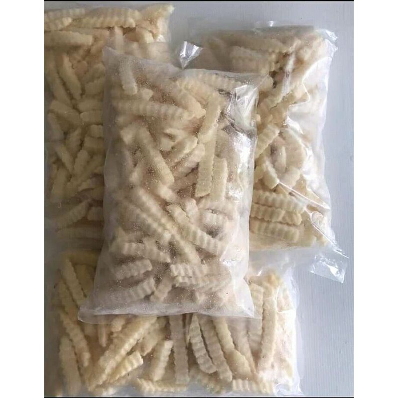 

Kentang Goreng Frozen / Fench Fries 1Kg [ Luar Kota Kemasan Vacuum ]