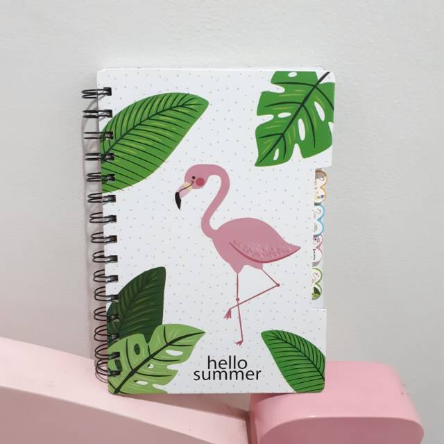 

BUKU TULIS FLAMINGO A5 buku catatan notes notebook hello summer edition