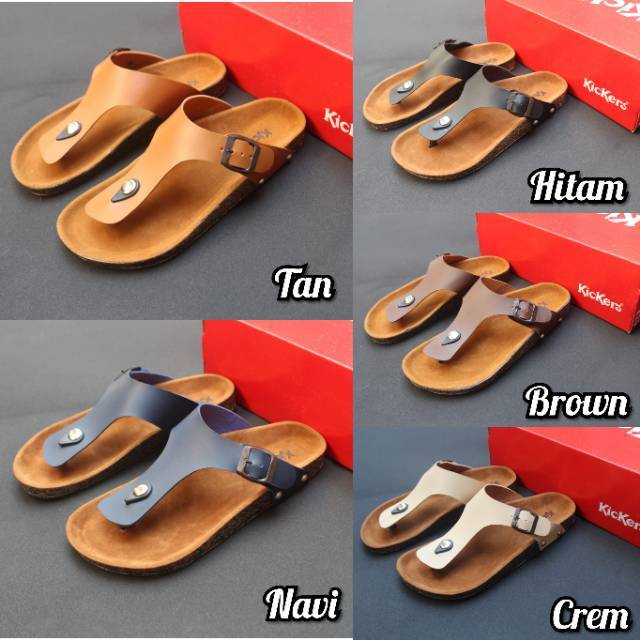 [ORIGINAL] SANDAL JEPIT KULIT PRIA CASUAL / SENDAL JAPIT KEKINIAN COWOK LAKI-LAKI DEWASA KASUAL S01