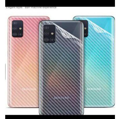 SKIN KARBON BELAKANG REDMI 9C/5/5PLUS/6/6A/7/7A/8A/8A PRO