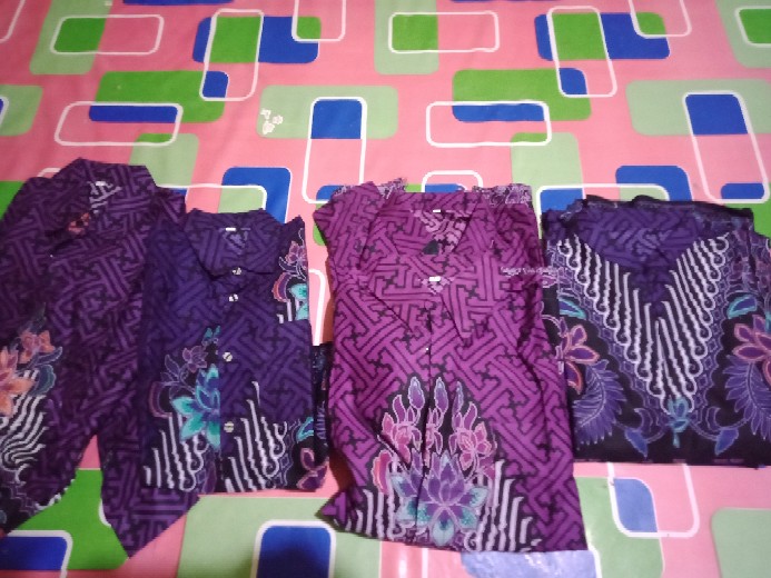 (ori & Busui_8 Varian Warna) Batik Couple Princes Hayunda Sarwendah Gamis Kebaya Modernji