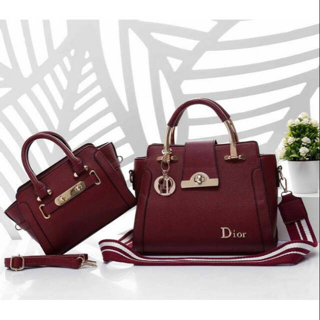 Tas Wanita Christian Dior Ivonne 2857# ( set swagger mini 😍 )