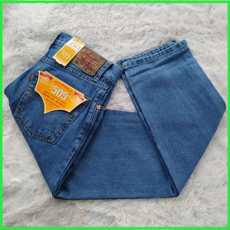 celana lea JEANS PRIA STANDAR REGULER jumbo ukuran 39 sampai 46