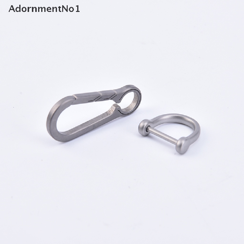 (AdornmentNo1) Gantungan Kunci EDC Bahan Titanium Alloy Untuk Outdoor