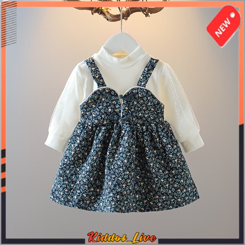 LIVE Baju Pesta Anak Cewek Usia 1 2 3 4 5 6 7 Tahun Model Kekinian Dress Anak Wanita Impor Modis