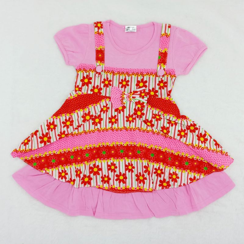 [Ss-1022] Dress Anak Perempuan 1-3tahun, Pakaian Anak Perempuan, Baju Anak Lucu, Dress Cakep