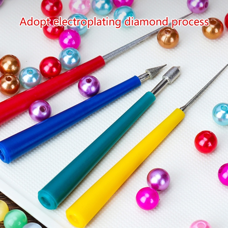 Zzz Set Alat Pembesar Lubang Manik-Manik / Berlian / Mutiara / Kaca Untuk Perhiasan