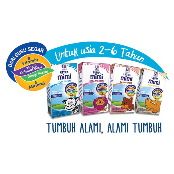 

Susu UHT ULTRA Mimi Kids 125 ml