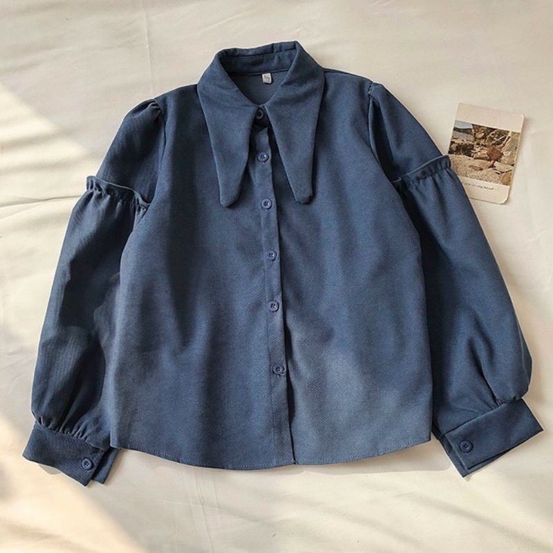 Kemeja Atasan Wanita Lengan Besar Modena Felice Katlina Lucia-4