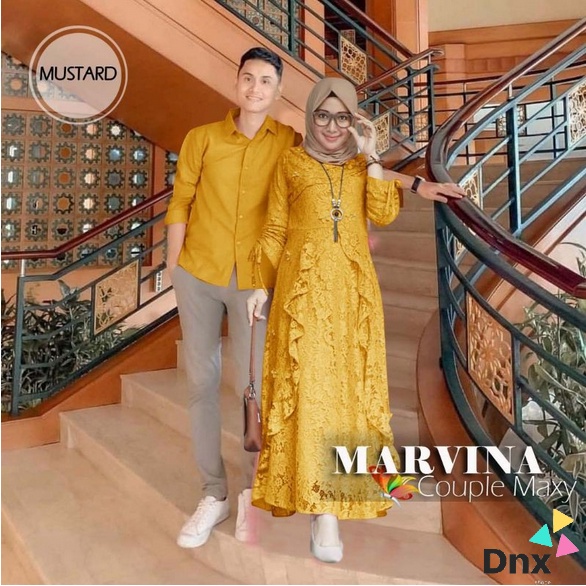 BAJU COUPLE FLANELA SARIMBIT LEBARAN (2022) HAFIZ&HAFIZAH FAMILY GAMIS PLUS KHIMAR BAJU COUPLE