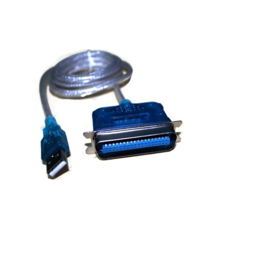 Konektor USB To Paralel - IEEE1284 - Biru