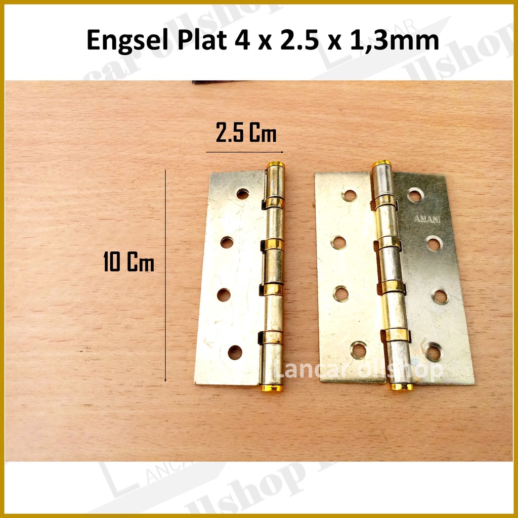 Engsel pintu plat 4 inch GP/ Engsel jendela