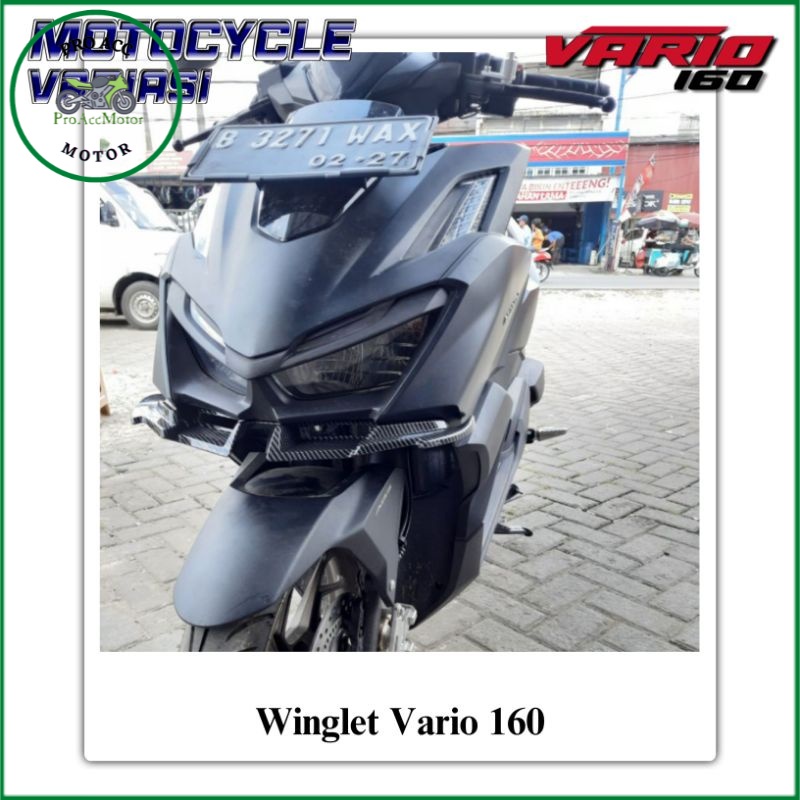 Winglet Vario 160 Carbon ABS Premuim Wingled Vario 160 Click 160