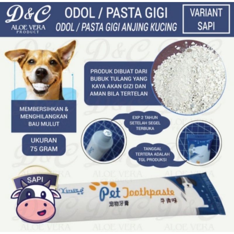 odol anjing kucing/pasta gigi kucing anjing/pet tooth paste