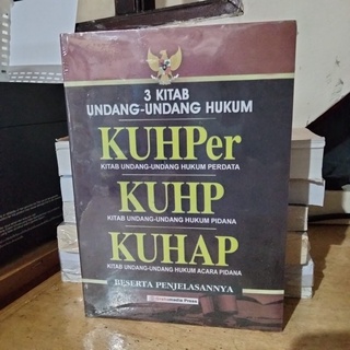 3 Kitab Undang-Undang Hukum KUHPER KUHP KUHAP