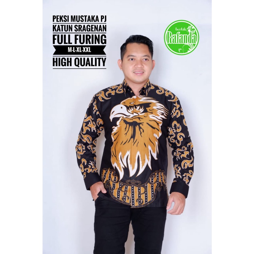 PEKSI MUSTAKA RAFANDA BATIKSOLOAMANAH KEMEJA BAJU BATIK PRIA SOLO LENGAN PANJANG PENDEK LAPIS FURING ATASAN BATIK PREMIUM MODERN KATUN HALUS TRUNTUM COKLAT AKAR MERAH PRABU SEKTI PETA UNGU 2 PARANG LAWASAN BANGAU WARNA 3 CABE KLABANG ASMARA PEKSI MUSTAKA