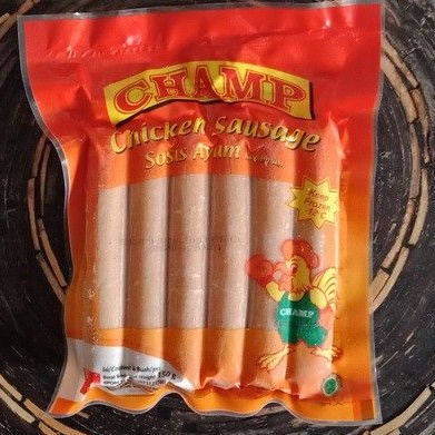 

Champ chichen sausage sosis ayam frozen beku 150gr gram halal enak