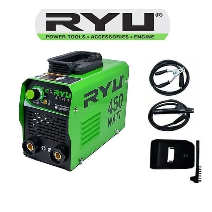 NEW Ryu RII 120-2 Mesin Las 450 Watt 120A Trafo Las JAPAN TEKHNOLOGY