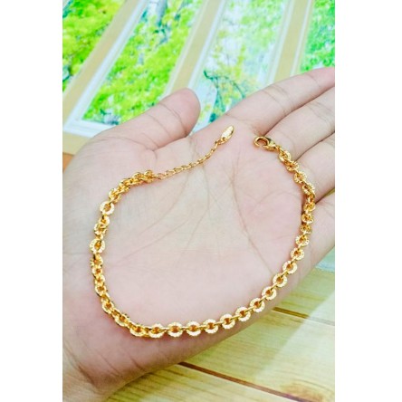 Gelang tangan wanita lapis emas gelang nory motif // gelang tanga replika emas // gelang tangan