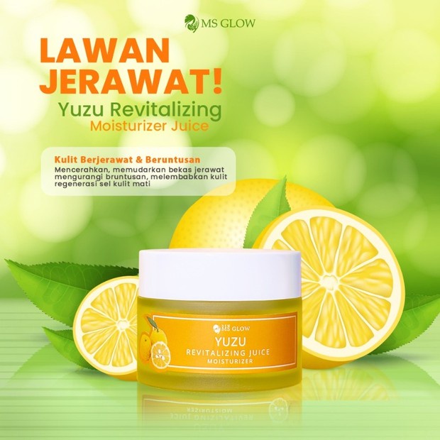 YUZU Revitalizing Juice MS Glow ORIGINAL - Perawatan Kecantikan Kulit Wajah Berjerawat Beruntusan - Beauty Skincare BPOM