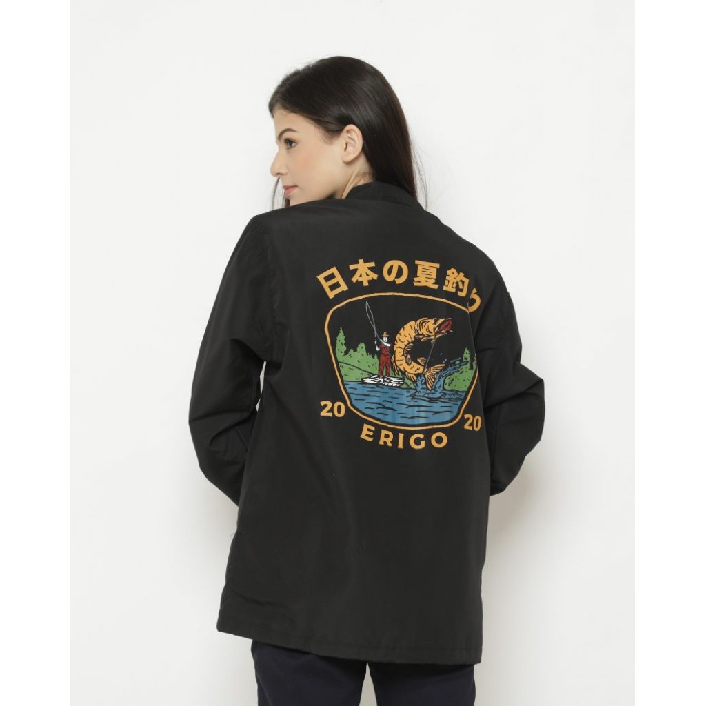 

Erigo Coach Jacket Natsu Black