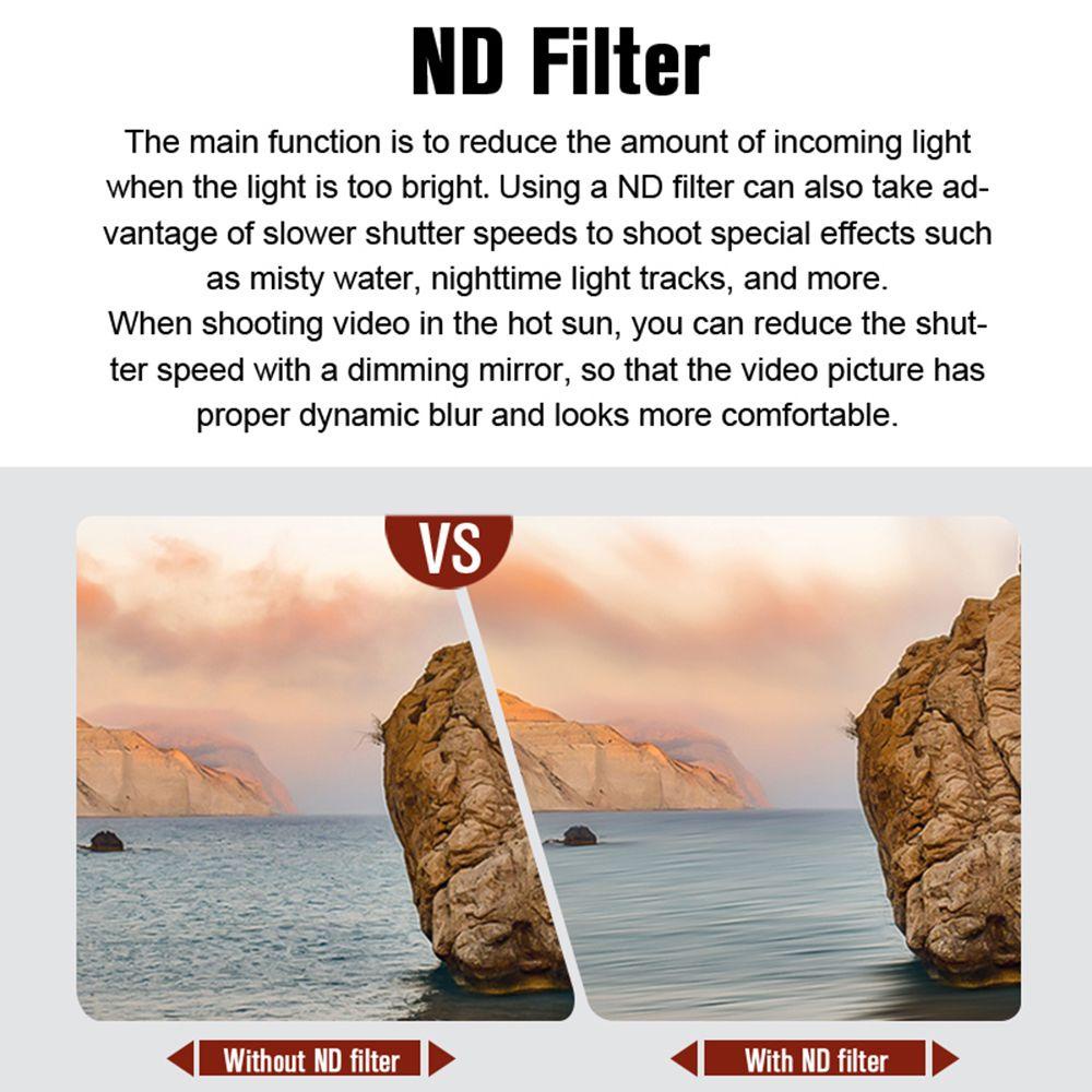 POPULAR Populer Untuk DJI Action2 Film Pelindung Lensa Baru Filter Kaca Dapat Disesuaikan Untuk DJI Action2