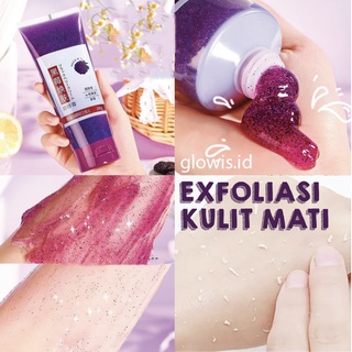 LENCOLOR Body Spa Exfoliating Gel Blueberry Eksfoliasi Kulit Mati 60g XX072