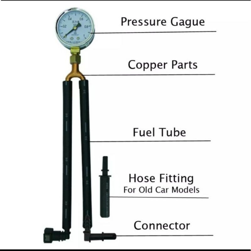 Untuk Mobil Fuelpump tester alat ukur tekanan bensin mobil universal