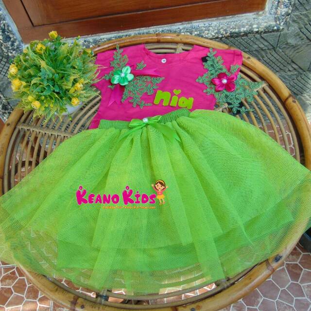 Set skirt fanta ijo 3th