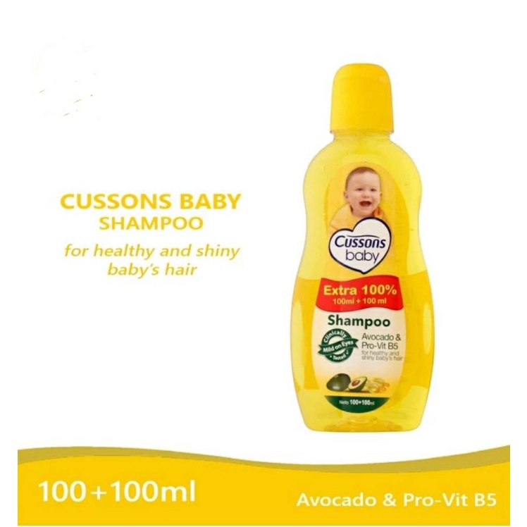 CUSSONS BABY SHAMPOO AVOCADO &amp; PRO-VIT B5 100+100 ML